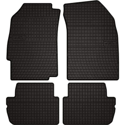 Wielganizator SolidPRO Serie - Rubber Automatten - Zwart - Perfecte Pasvorm - Voor Opel Karl Hatchback (2015-2019)