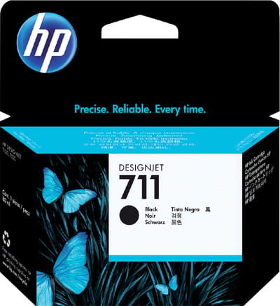 HP CZ133A nr. 711 inktcartridge zwart hoge capaciteit (origineel)