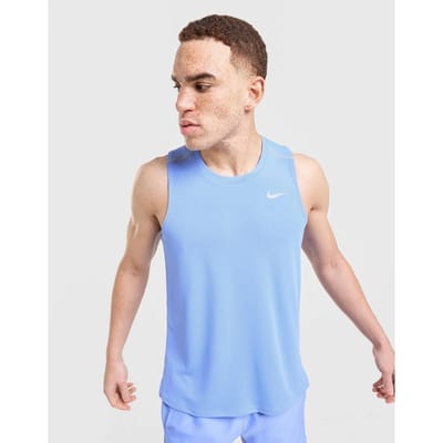 Nike Miler Dri-fit Heren Training T-shirt If2018-494 - Kleur Blauw - Maat M