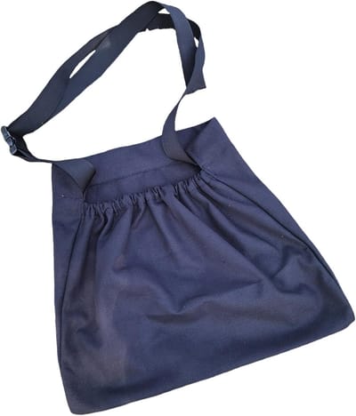 Paddenstoelverzameltas - Opvouwbare Boodschappentas - Fruit tassen plukken - Opbergtas voor Groenten Fruit - Verstelbare - Zwart - Canvas - 40*45cm - Voor kamperen en wandelen