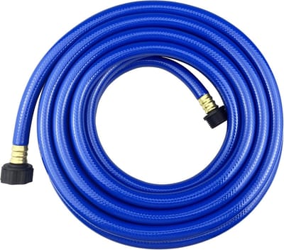 Flexibele PVC Tuinslang 1/2 Inch Blauw - Lekkagevrij en Knikvrij - Inclusief Koppelingen
