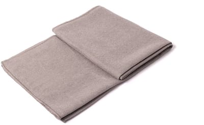 Yoga handdoek antislip grijs - Lotus