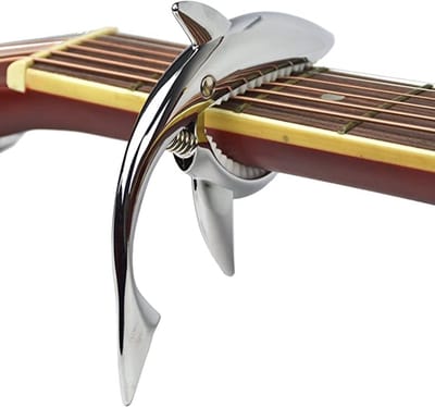 Winkrs | Haaien Capo | Zilver | Akoestische, elektrische en bas Gitaar | Ukelele | Instrument, accesoire, muziek