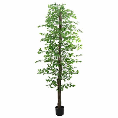 vidaXL - Kunst - Ficus - Plant - 2016 - Bladeren - 300 - cm - groen