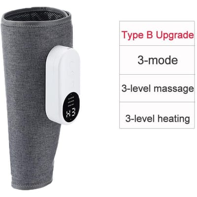1 Stuks Luchtdruk Kalf Massager Machine 3 Modi Beenspier Ontspanning Been Massager 1pcs gray