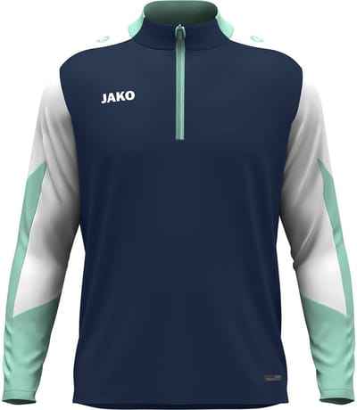 Jako Dynamic Ziptop Dames - Marine / Wit / Munt | Maat: M