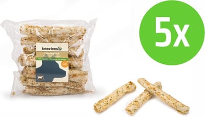 Beeztees Kauwstaafjes Kip Groenten 10 Stuks - hondensnack - 5 Verpakkingen