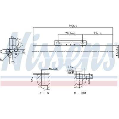 Droger, airconditioningsysteem NISSENS 95621