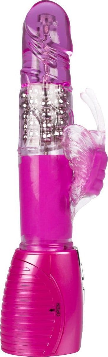 Lovetoy Butterfly - Vibrators voor vrouwen - Roterende vibrator - Clitoris stimulator - G spot - Sex toys - Roze