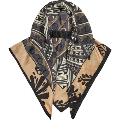 Vrouwen sjaal met print Stefanel Turban