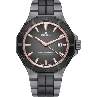 Edox Delfin 53021-37GNM-NDR Horloge