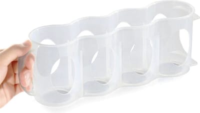 Buxibo Blikjeshouder - Koelkast Organizer Fris Blikken - Bottle Holder  - Bier/Soda Can - 4 Blikken