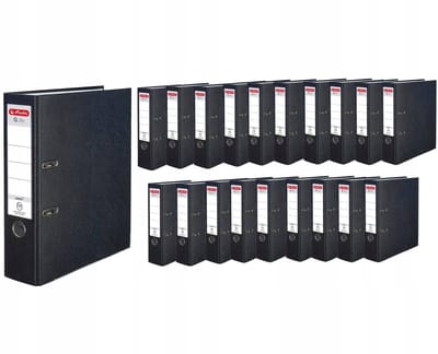 Herlitz Binder A4 8cm Set van 20 Stuks Met Hefboom