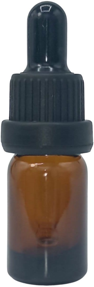 Pipetflesje 5ml - 1 st Glazen 5ml Flesje met Pipet - Pipetfles - Garantiesluiting