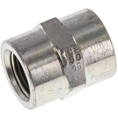 3/8'' NPT Verzinkt Stalen Sok 210 Bar - Hydrauliek