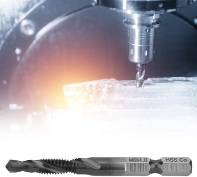 Dailygoods- Boorset Multifunctioneel - Tapschroevendraaier - Aluminiumnitride - 6-delige Set - Geschikt voor Diverse Materialen - Duurzaam en Stevig