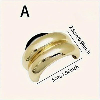 Gouden Boog Elastische Haarelastiekjes - Elegant, Minimalistisch en Delicaat Kantontwerp voor een Chique Look - Geschikt beige