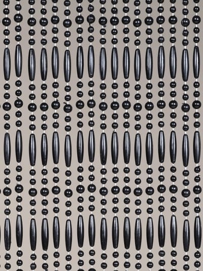 Jekra Vliegengordijnen - kralengordijn - Juno - zwart - 90x210 cm