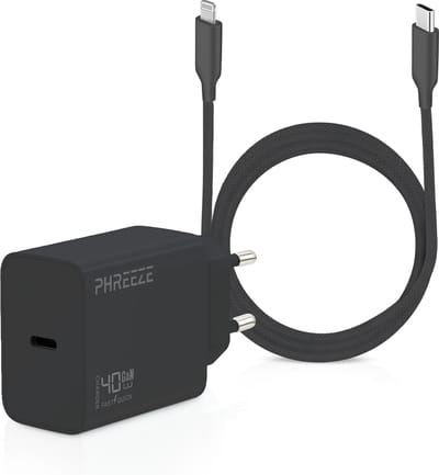 40w oplader geschikt voor iPhone / iPad - 3 meter - Lightning - 40 watt - Snellader