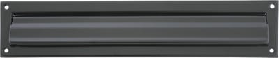 AMIG Brievenbusklep - zwart - metaal - 34,2 x 7,3 cm - energiebesparende brievenbus