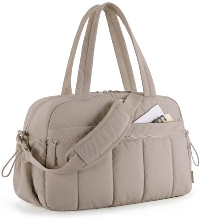 Reisetas - Handbagage Weekender - 24L - Waterafstotend met PVC Zak - Sporttas en Ziekenhuistas - Kamel