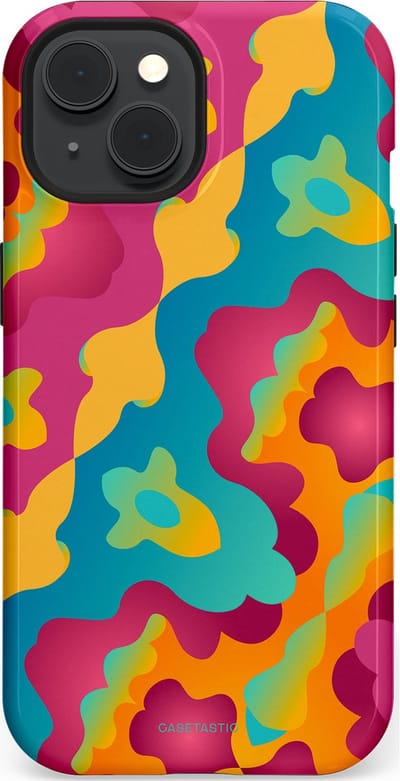 Casetastic Hoesje Geschikt voor Apple iPhone 15 Magsafe - Stijlvolle Beschermende Duo-layer Case - Vlektastisch