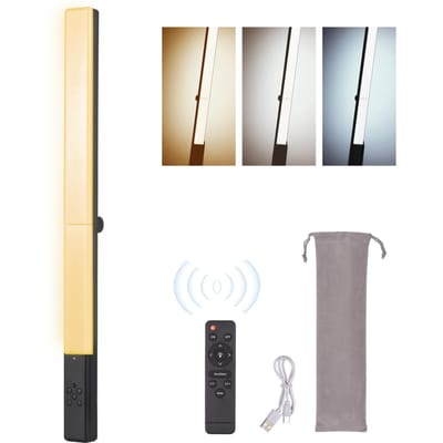 20W Tweekleurige LED Buislampen Opvouwbare Lichtstaaf Handvat LED Licht 3200K-5500K Kleurtemperatuur
