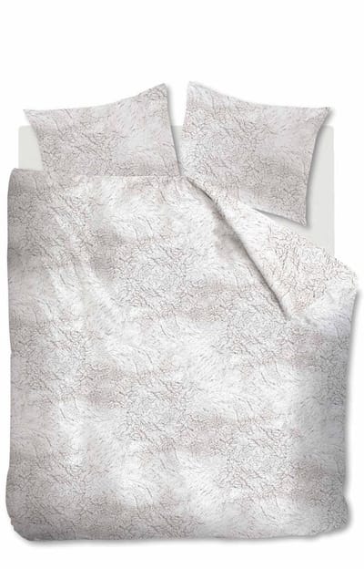 AHWM Soft Dekbedovertrek - Litsjumeaux - 240x200/220 cm - White