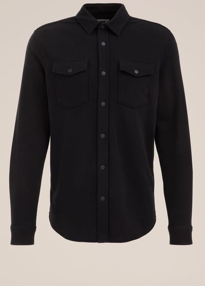 We Fashion Overshirt Black Maat: XS | Casual Overhemden Outlet | Heren | Zwart