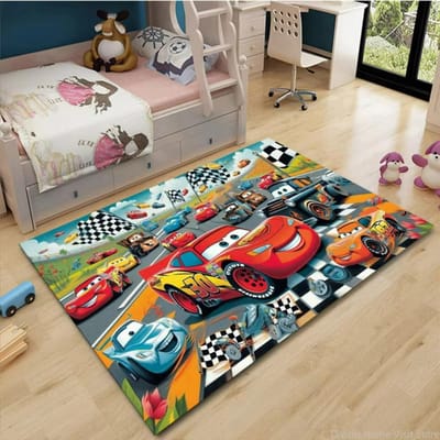 Dynamisch McQueen Racebaan Tapijt Tapijt voor Woonkamer Decor Slaapkamer Vrije Tijd Zachte Gebiedsmatten Bedmat Welkomstmat 80x120cm