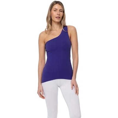 Asymmetrische tanktop voor dames Yogaessential Shakti