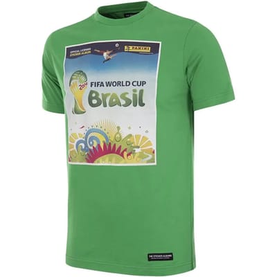 COPA - Panini FIFA Brazilië 2014 WK T-shirt - Heren - Groen - S
