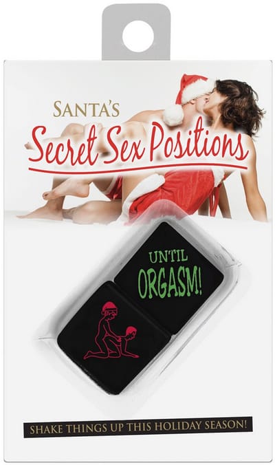 Kheper Games Santa's Secret Sex Podition - 2 Dobbelstenen - Zwart