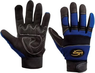 SW-Stahl mechanische handschoen 11551L G Premium. 9 blauw/zwart