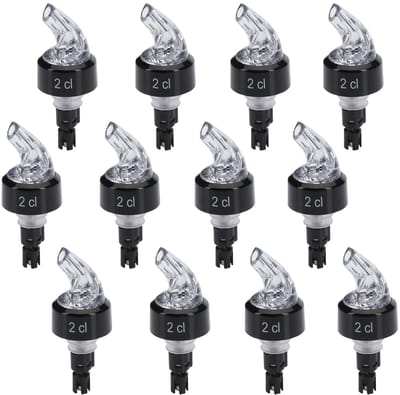 Westmark 12 doseer-/maatschenktuiten, portioneerder, dosering per tuit: 2 cl, kunststof, auto-pour, transparant, 992022E2