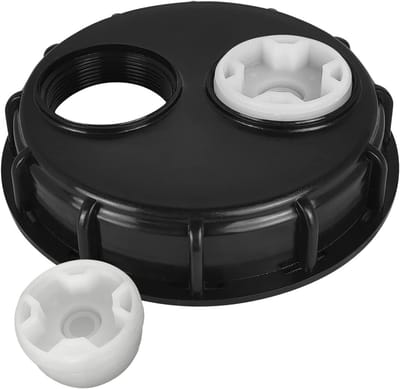 IBC Tank Deksel 163mm met Dubbele Ventilatieopeningen voor Wateropslag, Regenwateropvang en IBC Tanks 1000L