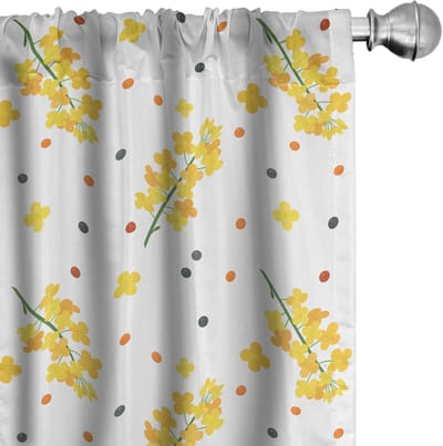 ABAKUHAUS Gordijnen – 2x75x245 cm – Microvezel – Halfverduisterend – Meerkleurig