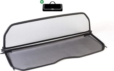 Windscherm Mercedes E A124 | 1991-1997 | incl. luxe opbergtas | Zwart