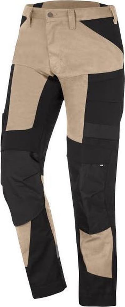 FHB LEO Werkbroek elastisch 122110 - Beige-Zwart - 102