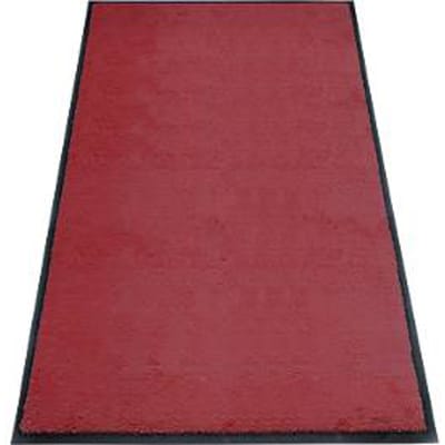 vuilvangmat miltex Eazycare Style, hoekig, antistatisch, UV-bestendig, afwasbaar, high twist nylon & Niltril rubber, 850 x 1500 mm, bruin-rood