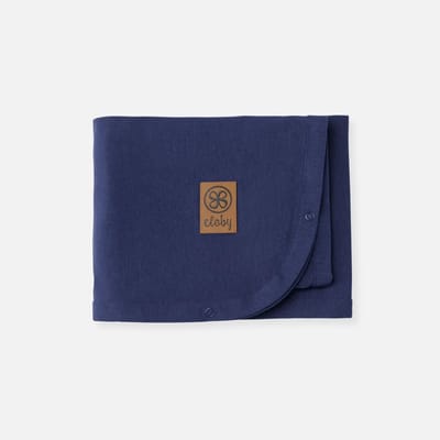 cloby uv bamboo zonnen blanket UPF50+ navy