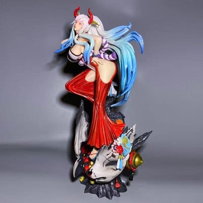 One Piece Kaido's Dochter Yamato Staande Houding 17,71 Inch/45cm Zoro Anime Figuur Kan Bewegen PVC sexy Verzameling Speelgoed Cadeaus black
