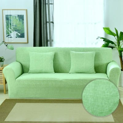 Elastische Bankhoes Spandex Slipcovers Bankhoes voor Woonkamer Universele Allesomvattende Hoekbankhoes 1/2/3/4 zits 1pc 1-Seat 90-140cm