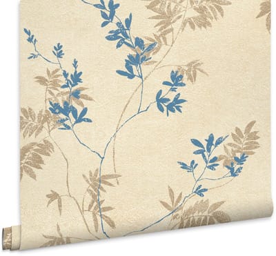 Laura Ashley Mari Behang - Planten - 10mx52cm - goud