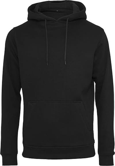 Build Your Brand Heavy hoodie Heren Trui met capuchon - zwart - M