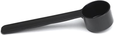 Koffiepoeder Schep - Maatlepel voor koffiepoeder - Kookgereedschap - Koffiepoederschepje - Koffie Schepje - Maatschepje - Lepel - Maatlepel - keukengereedschap - Zwart - Kunststof - 12,2*4 cm - Koffie Accessoires