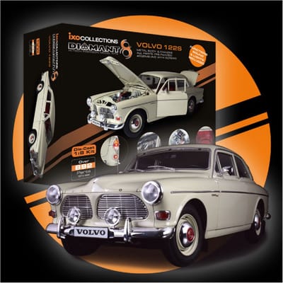 IXO Collections Modelbouwpakket Auto - 001 Volvo S122 Amazon Car Metalen - 1:8 - Modelbouw