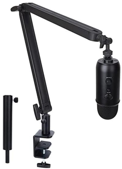 Verstelbare Microfoon Arm met Extension Tube - Adapter voor Gaming Microfoons