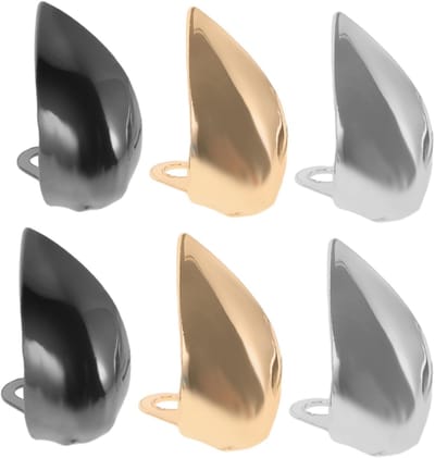 Hoge Hak Beschermers - Puntkapjes Schoen - Schoenen Beschermen - Metaal Krasbestendig - 3 Paar - Zilver