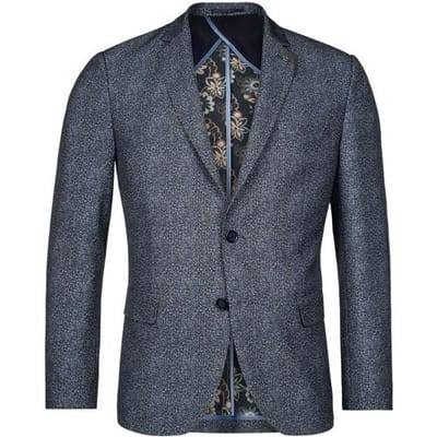 Giordano Colbert Pietro Half Lined Weave Look Navy / male